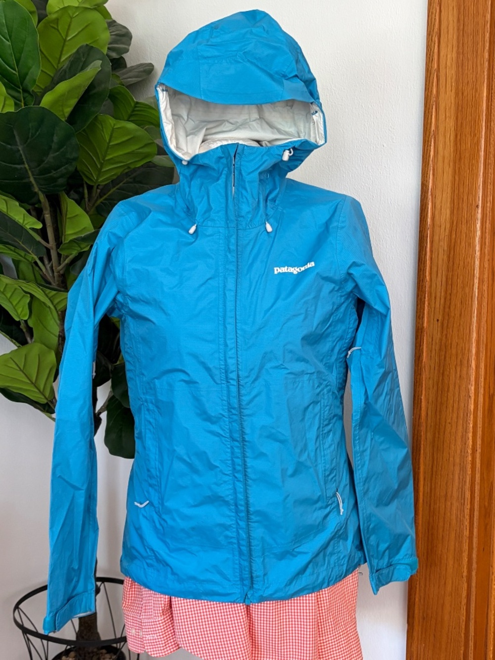 Patagonia Torrentshell waterproof jacket 83806 Women's Small Turquoise Raincoat